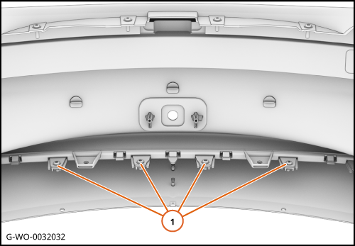 Technical illustration from the McLaren 750S front bumper splitter sample